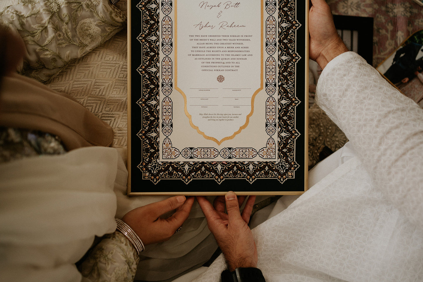 NAYAB - Emerald Green Nikah Contract