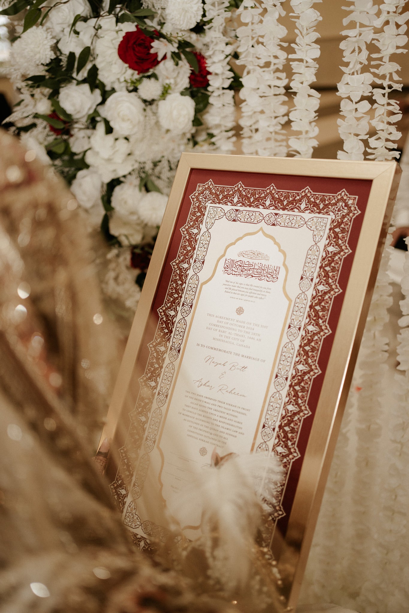 NAYAB - Red Nikah Contract