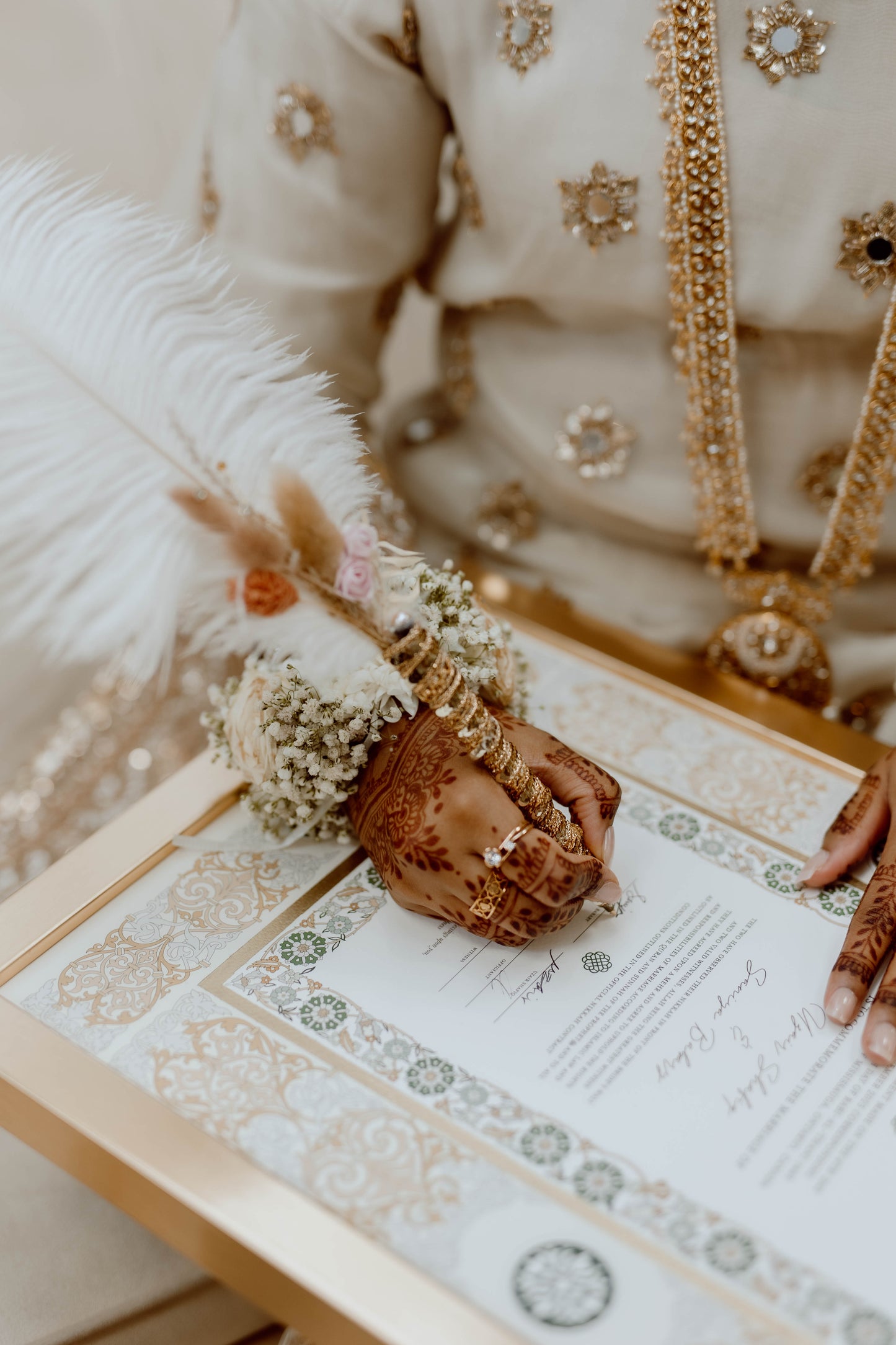 SANIYA Nikah Contract - Emerald Green