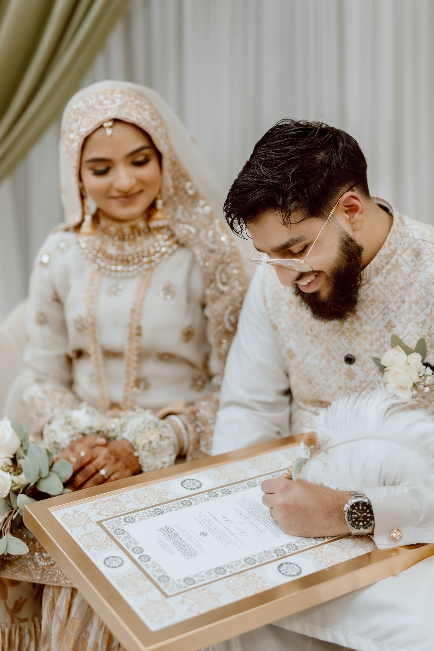 SANIYA Nikah Contract - Emerald Green