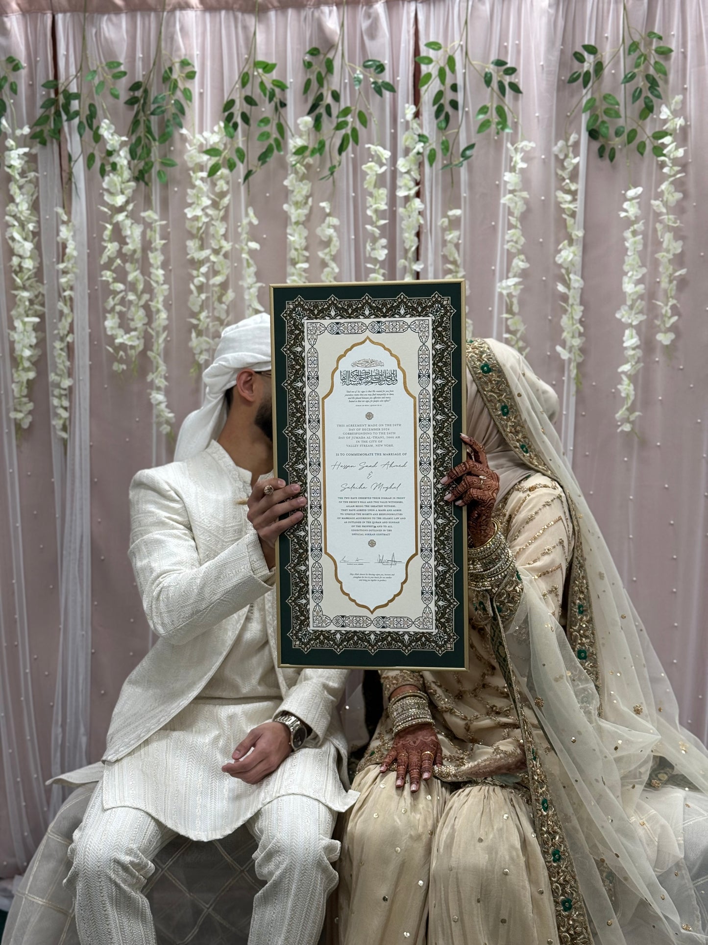 NAYAB - Emerald Green Nikah Contract