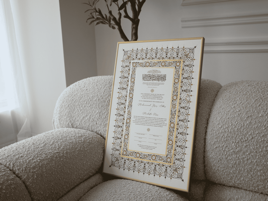 SHUMAYAL Gold Nikah Contract