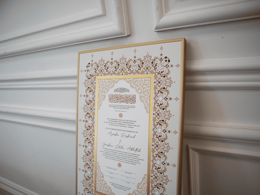 YASMINE Rose Gold Nikah Contract